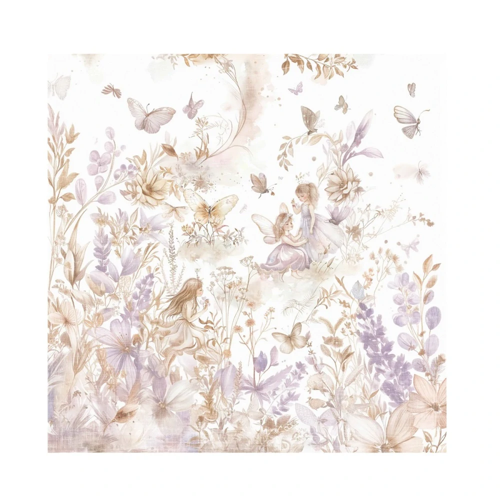 Reprint Scrapbook papier Fairies 12x12