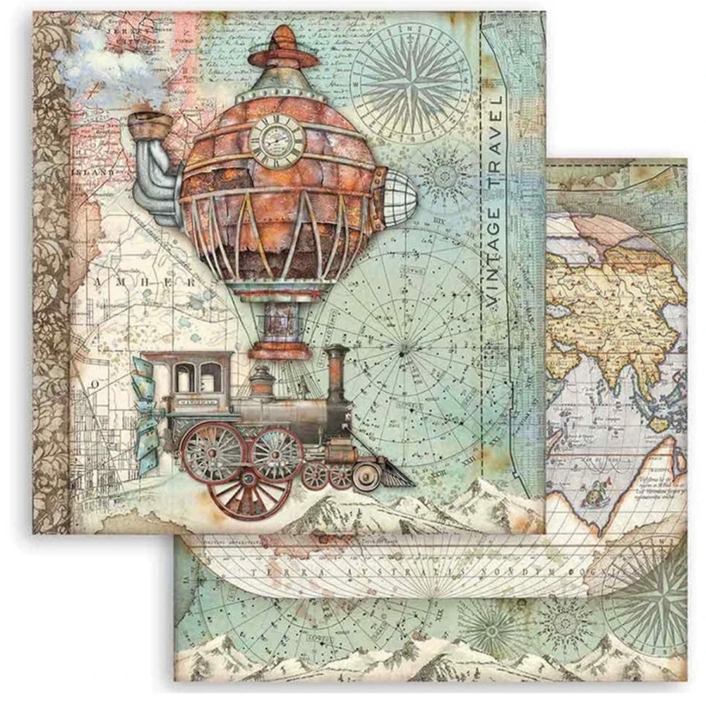Stamperia Scrapbook papier – Sir Vagabond 12x12