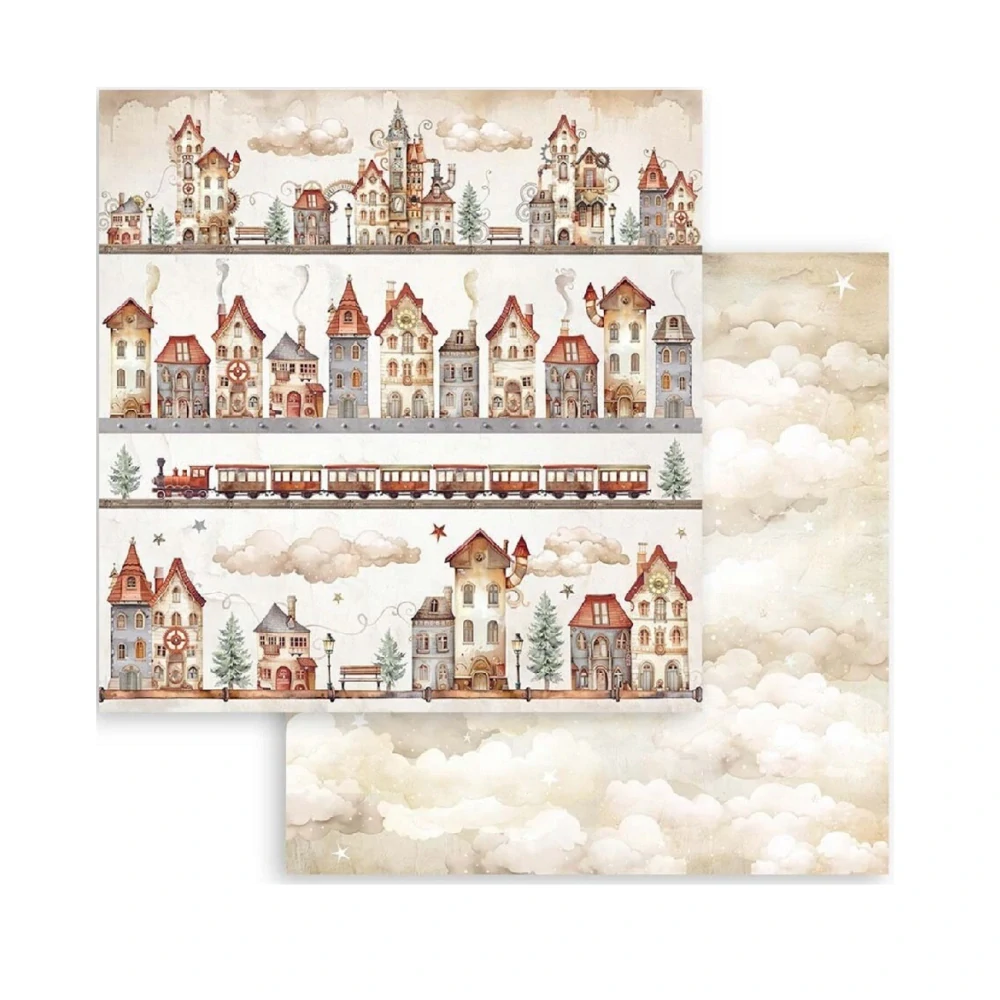 Stamperia Scrapbook papier – Christmas 8x8