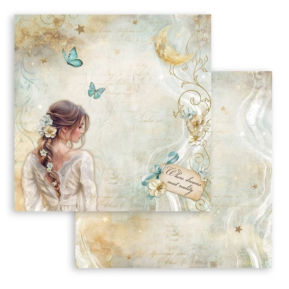 Stamperia Scrapbook papier – Masquerade 12x12