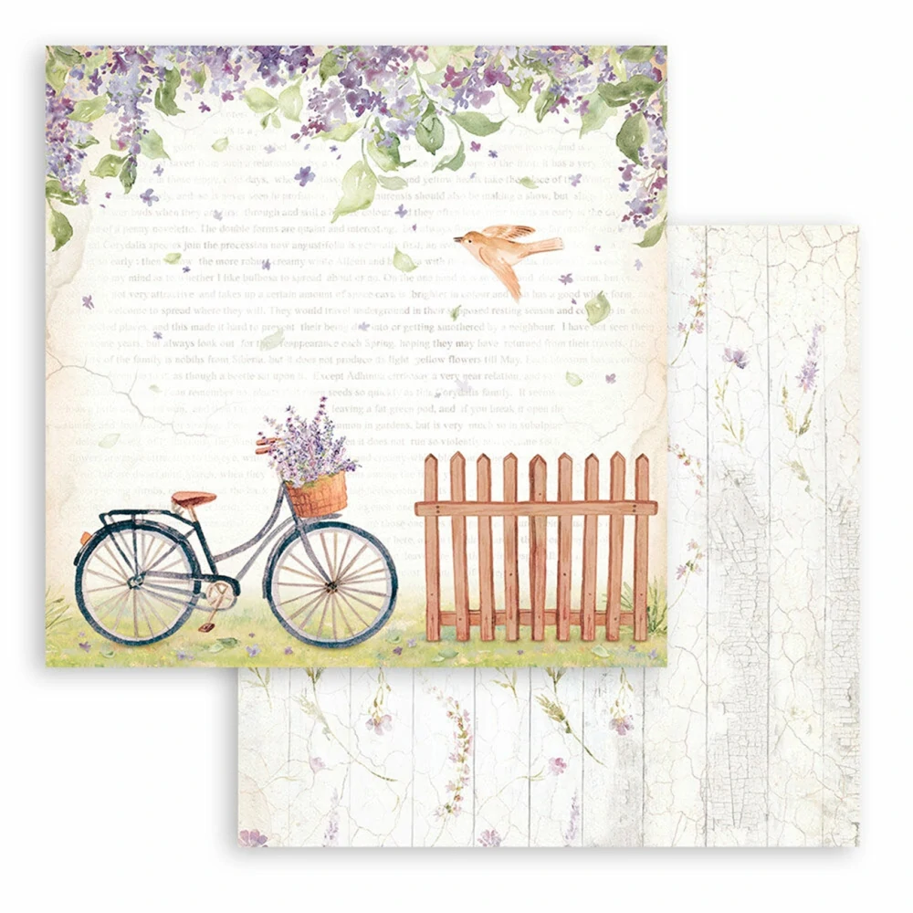 Stamperia Scrapbook papier – Welcome Home 8x8