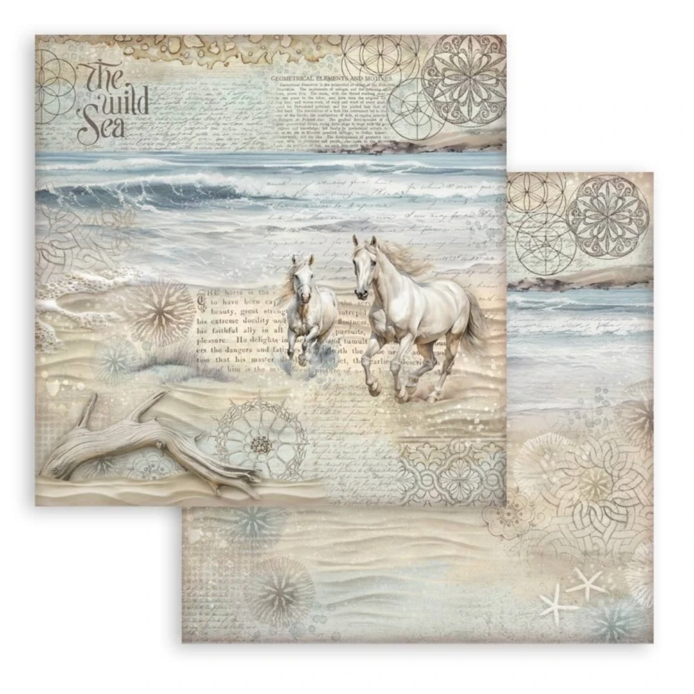 Stamperia Scrapbook papier – Silent Sea 12x12
