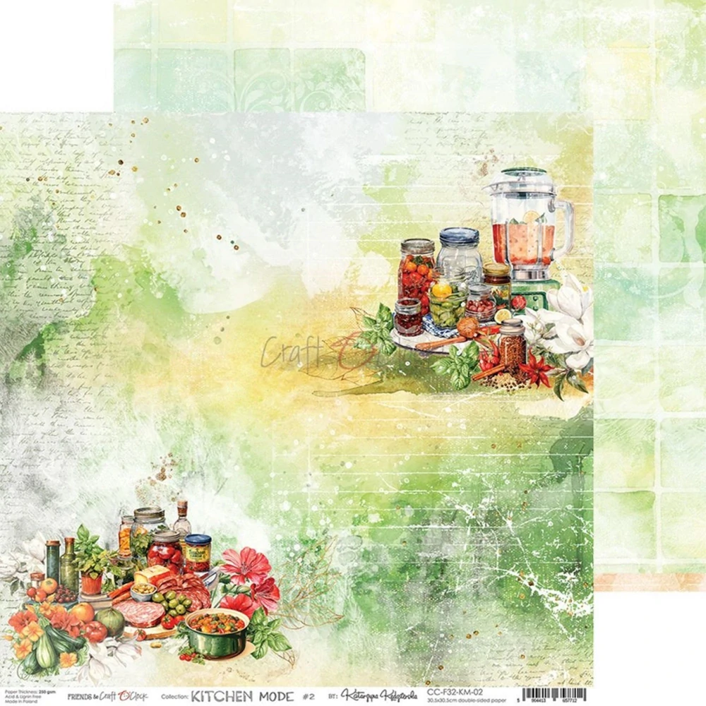 Craft O´ Clock Scrapbook papier - Kitchen Mode 12x12
