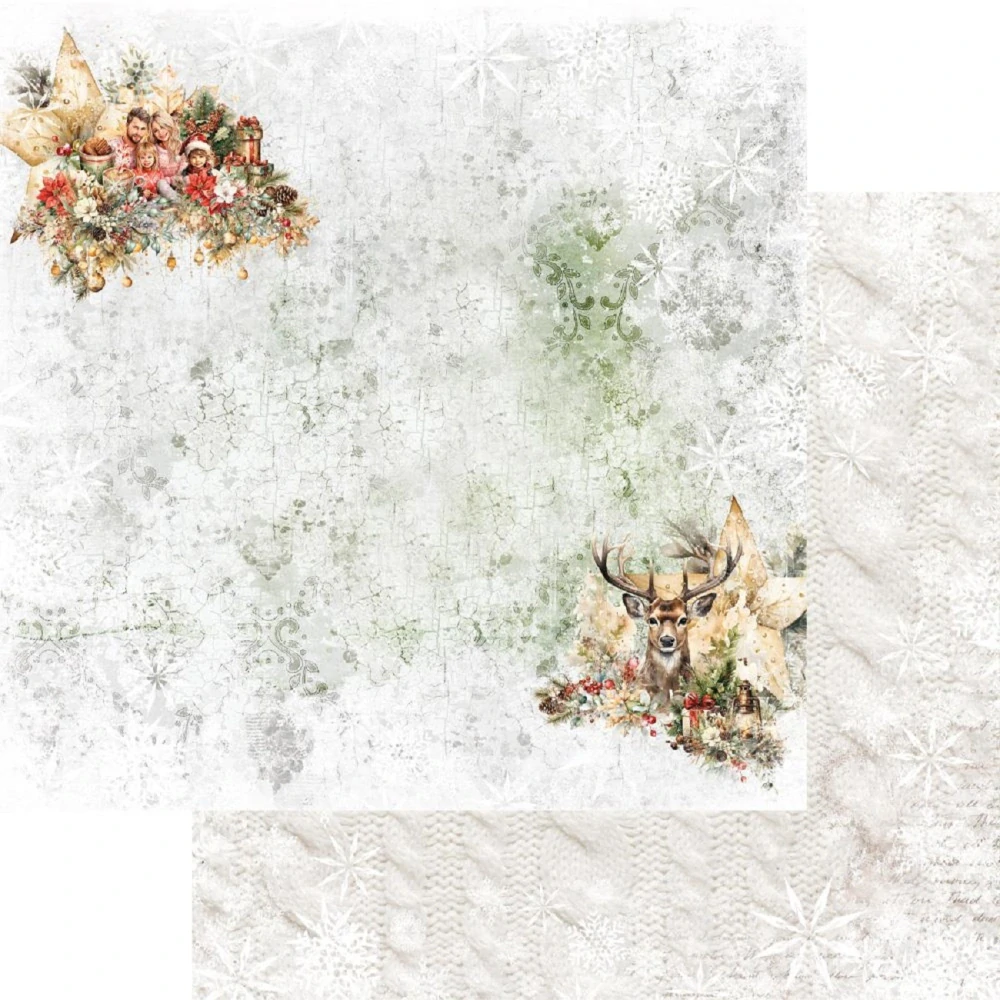 Alchemy of Art Scrapbook papier Ho, Ho, Ho 12x12