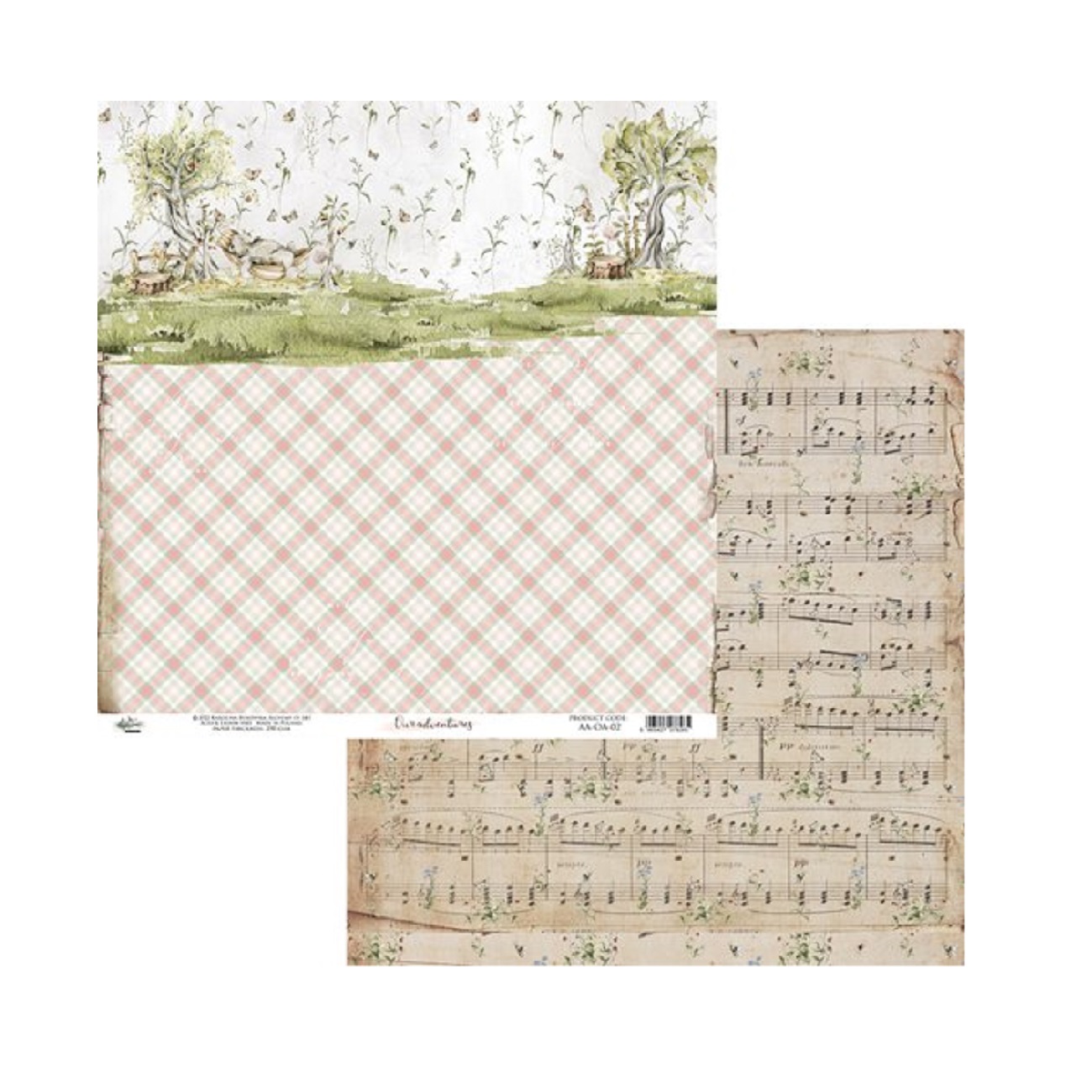 Alchemy of Art Scrapbook papier Our Adventures 12x12