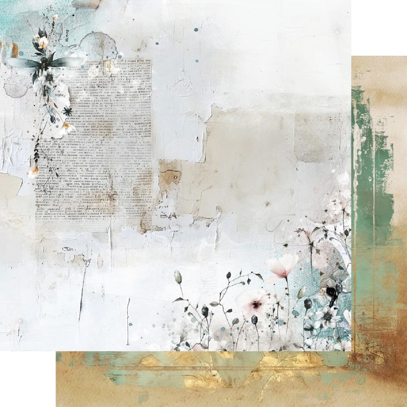 Alchemy of Art Scrapbook papier In the Morning 12x12