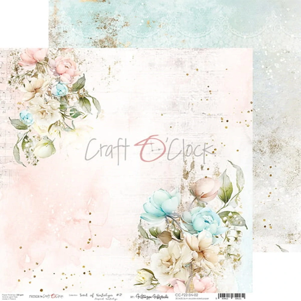  Scrapbook papier - Scent of Nostalgia 12x12 - Craft O´ Clock