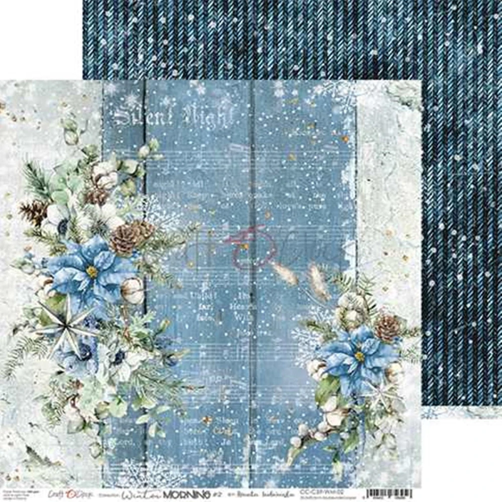 Craft O´ Clock Scrapbook papier - Winter Morning 8x8