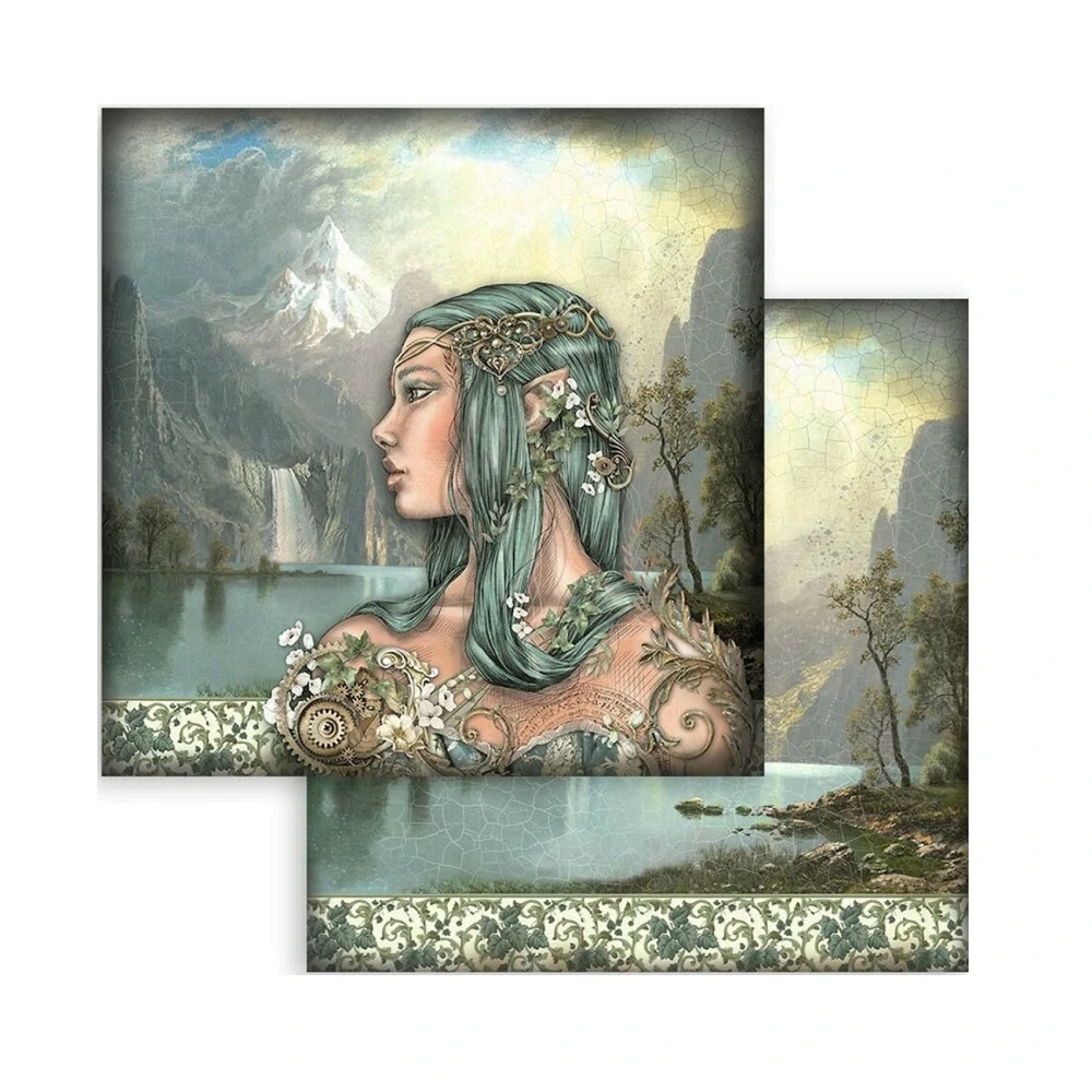 Stamperia Scrapbook papier – Magic Forest 8x8