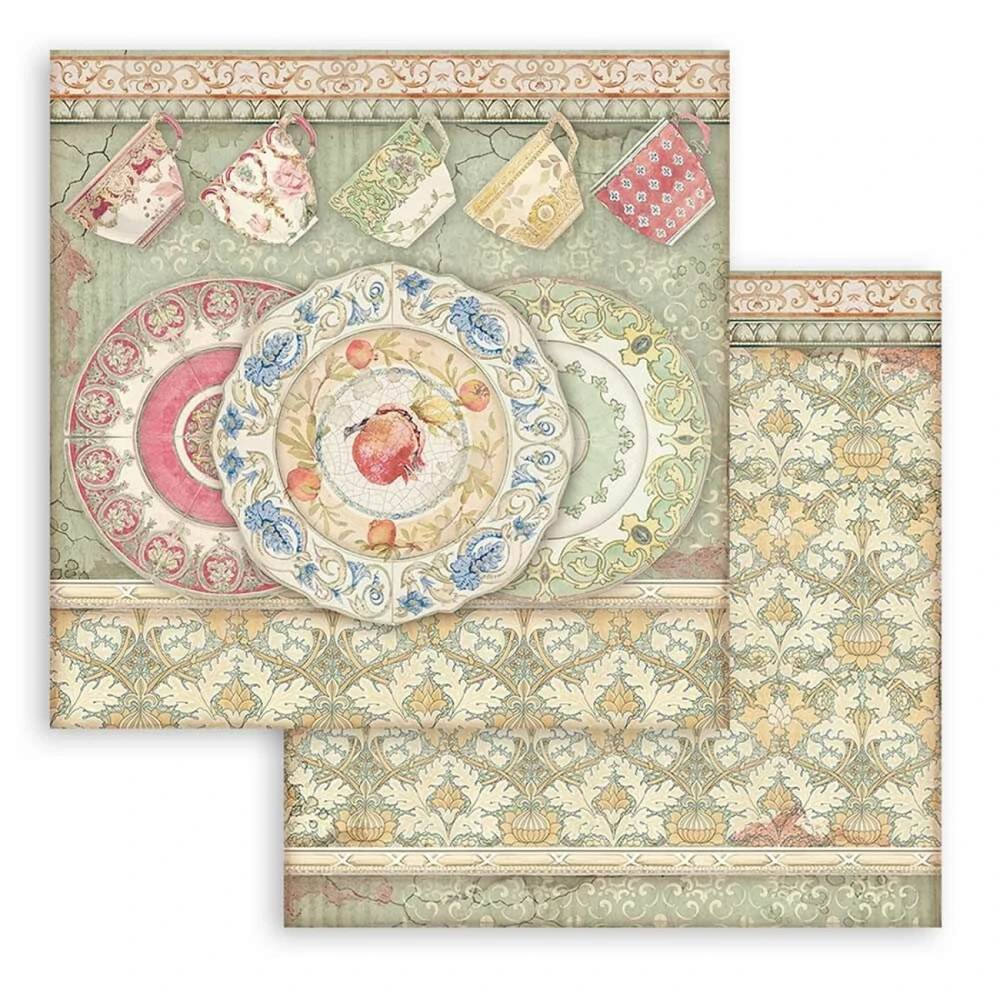 Stamperia Scrapbook papier – Casa Granada 8x8