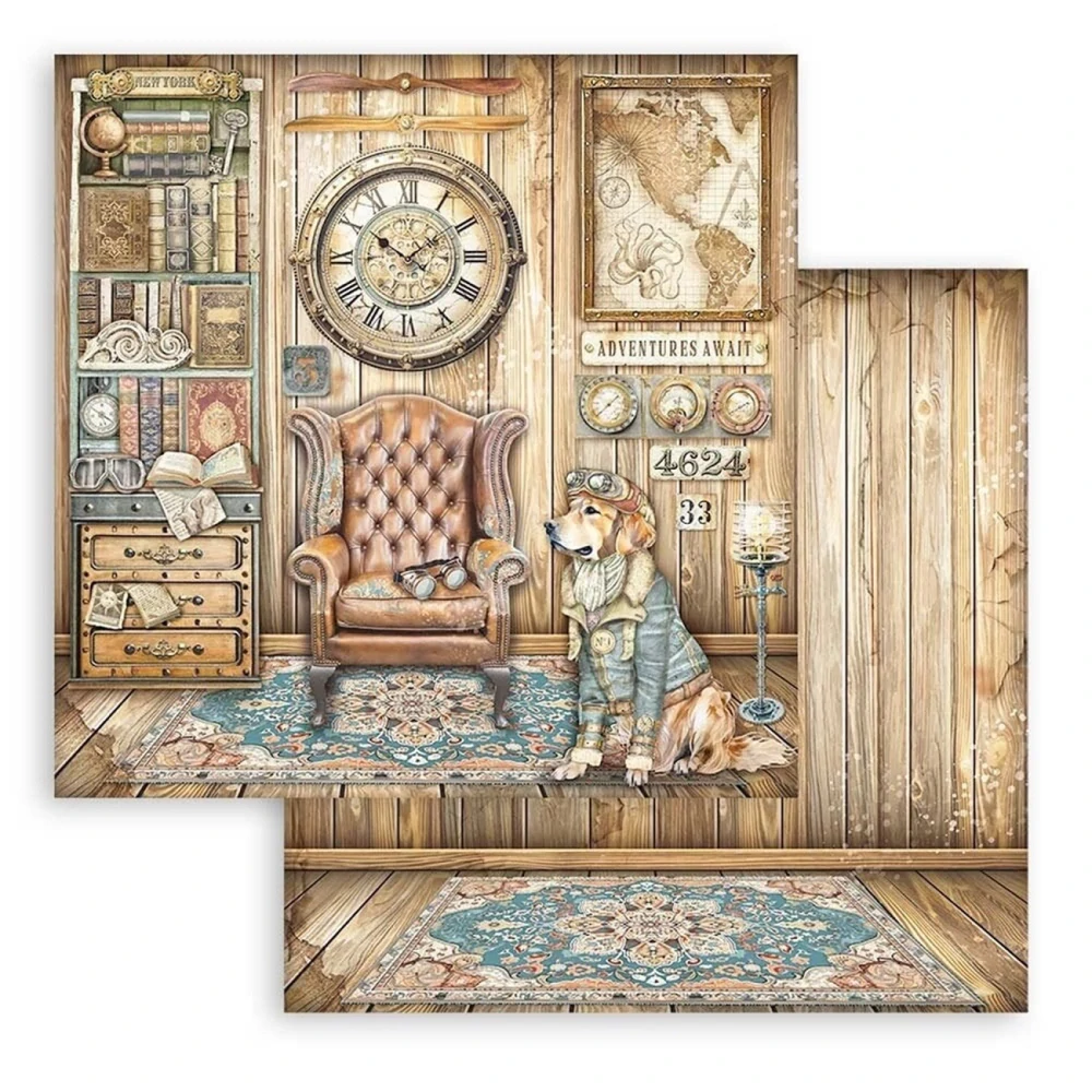 Stamperia Scrapbook papier – Alterego 8x8