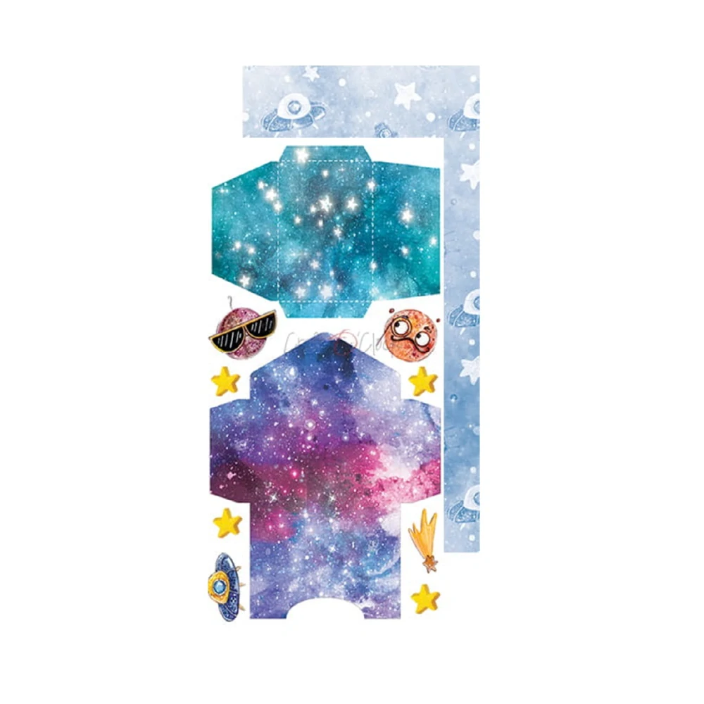 Craft O´ Clock Scrapbook papier - Cosmic Adventures 6x12