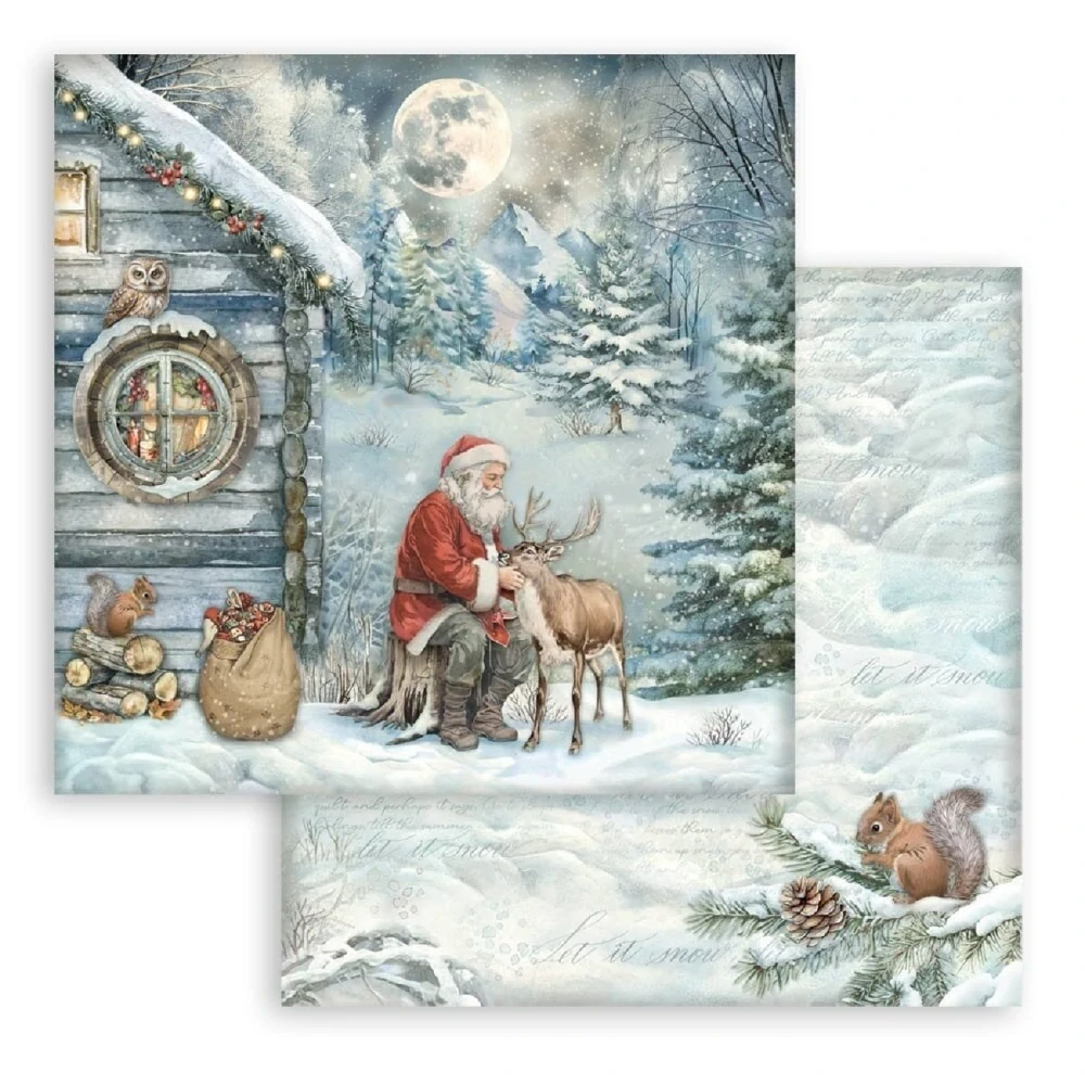 Stamperia Scrapbook papier – The Owl's House 12x12