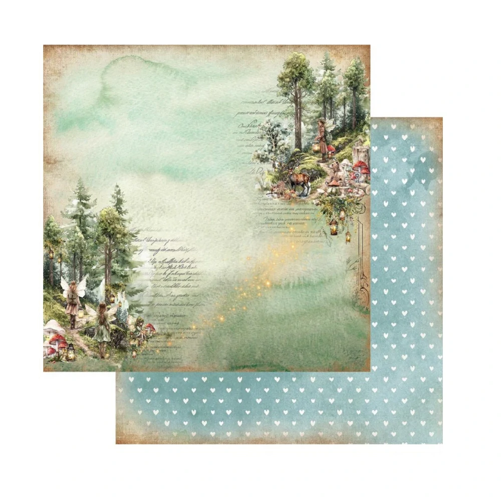 Alchemy of Art Scrapbook papier The World of Fairies 8x8