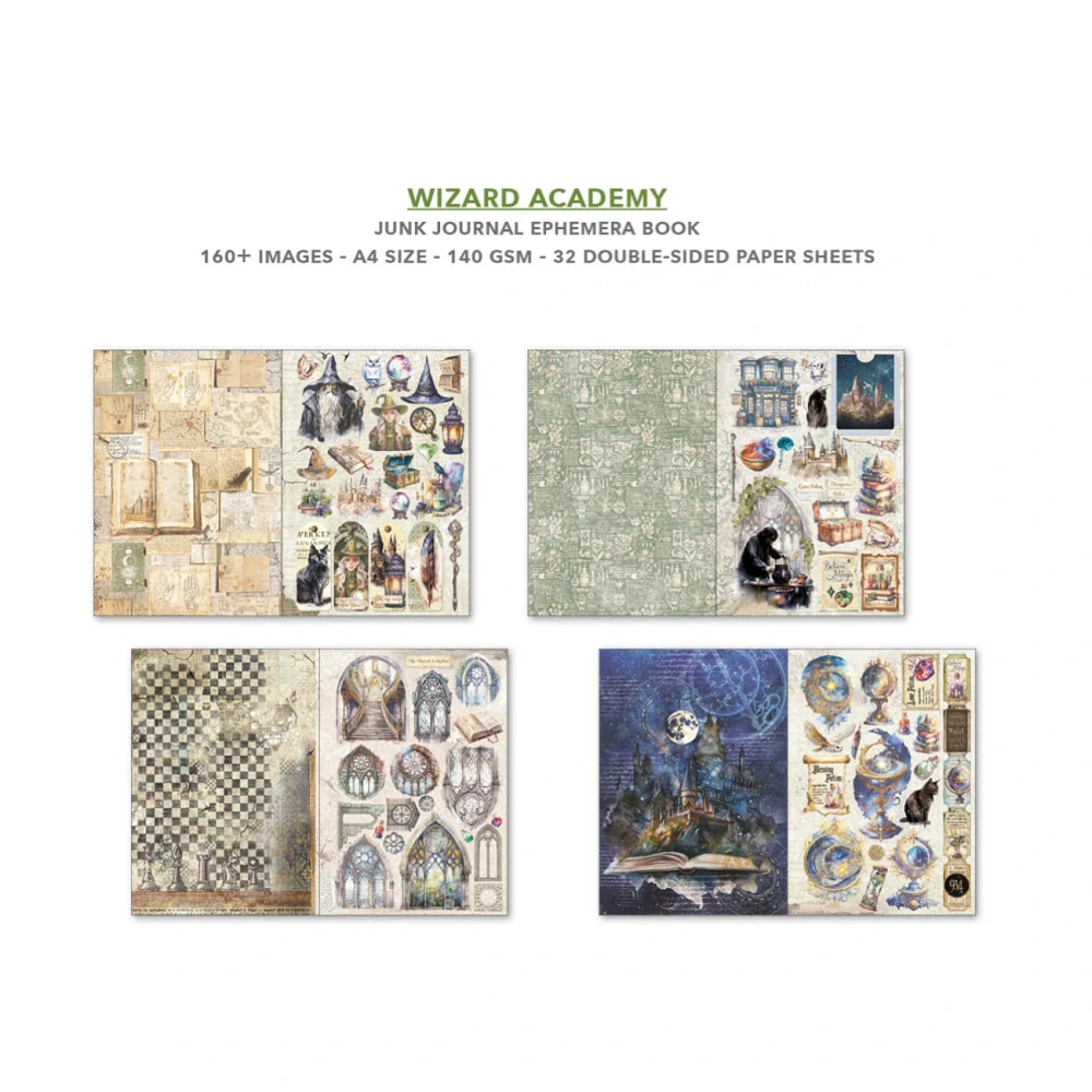 Ciao Bella – Wizard Academy Junk Journal Ephemera Book