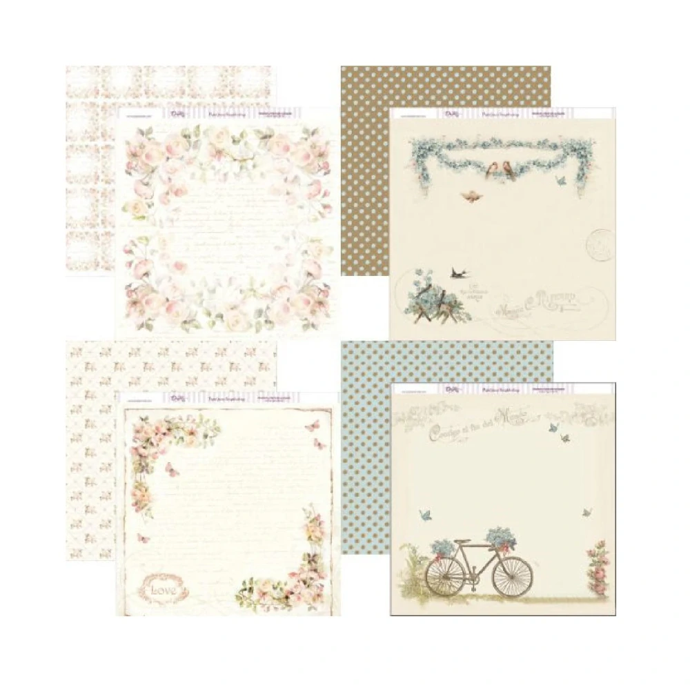Dayka Scrapbook papier Flowers 12x12