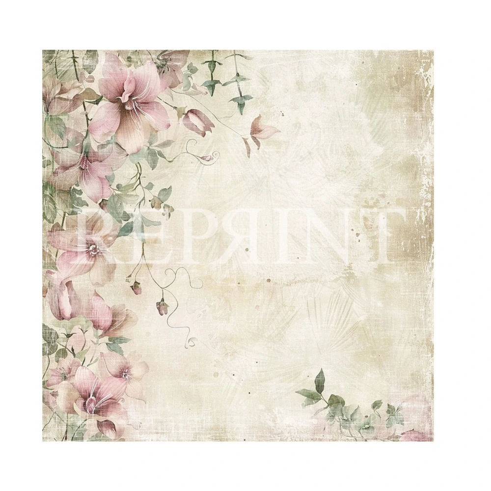 Reprint Scrapbook papier Girly 12x12