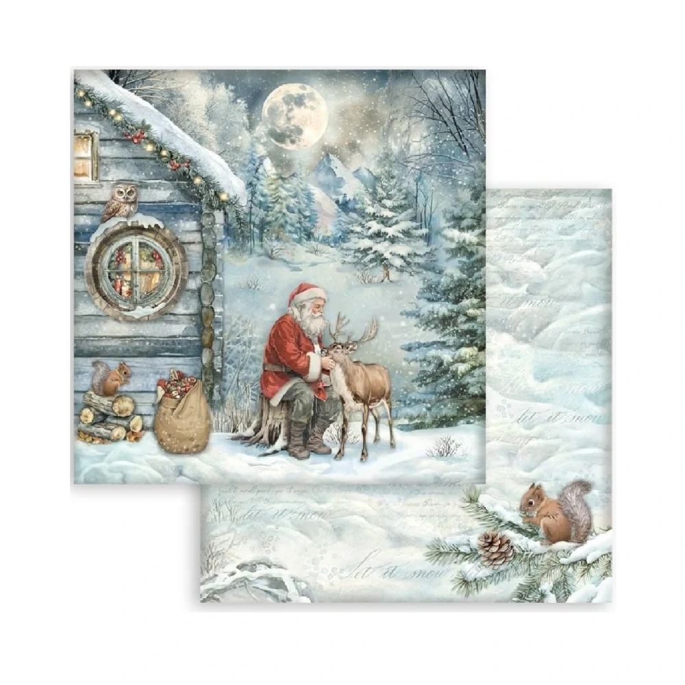 Stamperia The Owl's House scrapbook papier 8x8