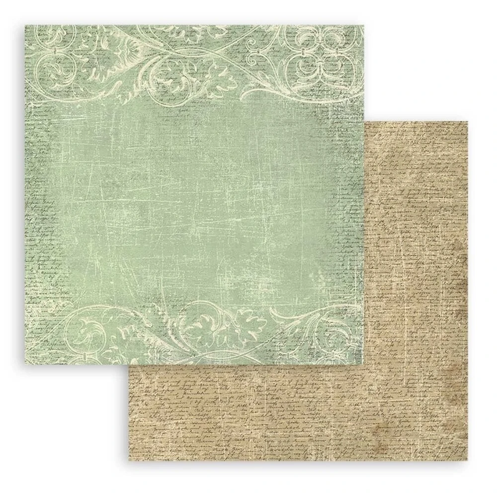 Stamperia Scrapbook papier – Brocante Antiques Backgrounds 12x12