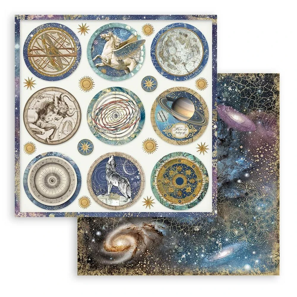 Stamperia Scrapbook papier – Cosmos Infinity 12x12