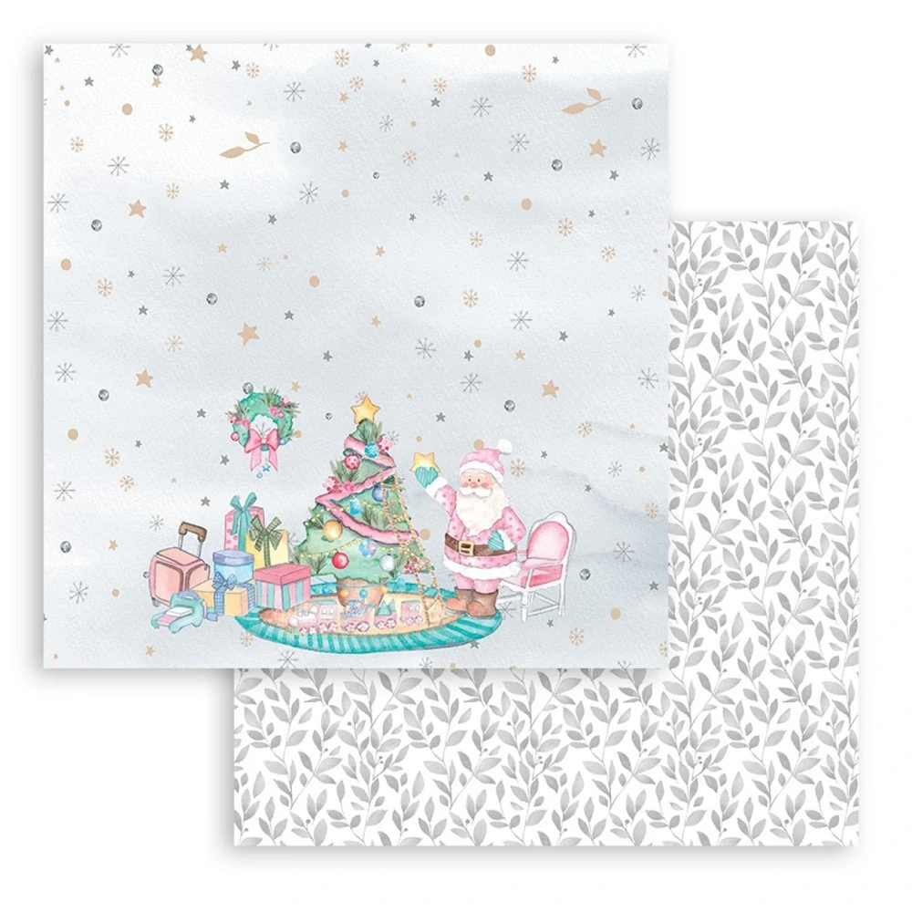 Stamperia Scrapbook papier – Christmas Rose Maxi 12x12