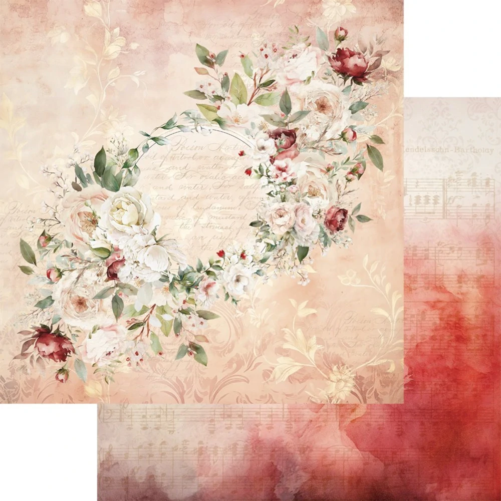 Alchemy of Art Scrapbook papier Melody of the Heart 12x12