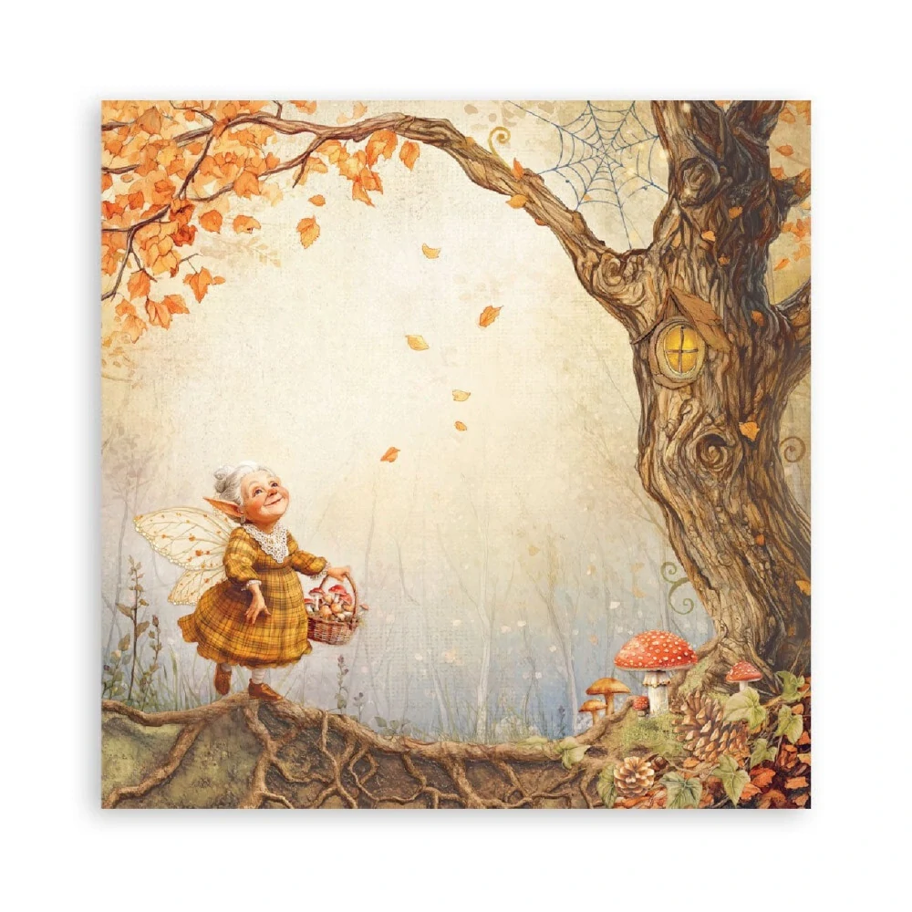 Stamperia Scrapbook papier – Whispering Woods Maxi 12x12