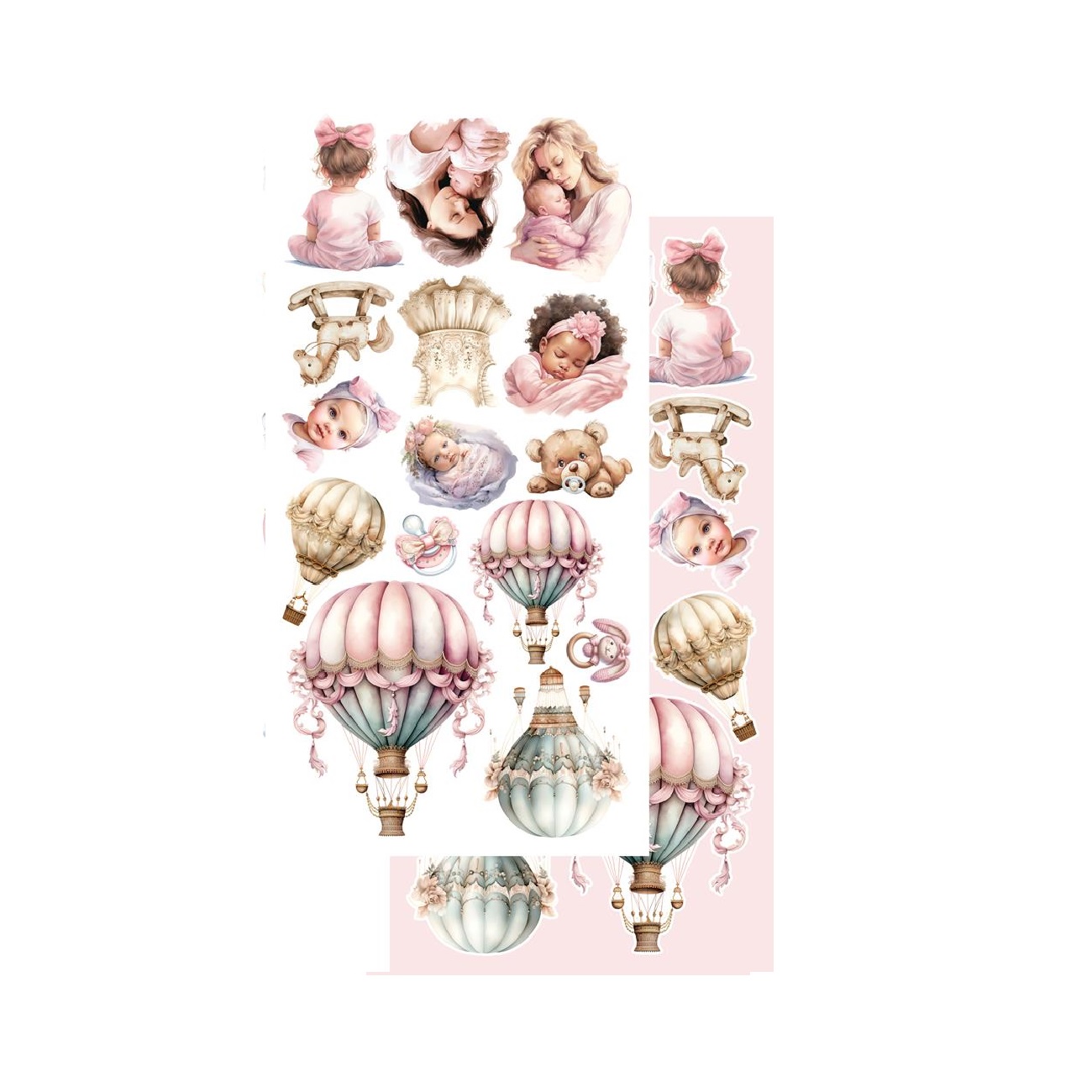 Alchemy of Art Scrapbook papier My Little Baby Girl 6x12