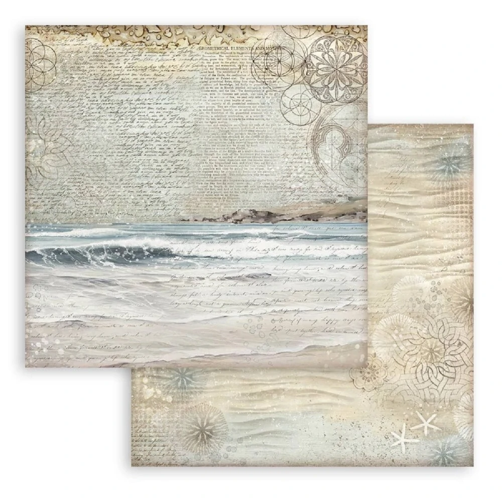 Stamperia Scrapbook papier – Silent Sea Backgrounds 12x12