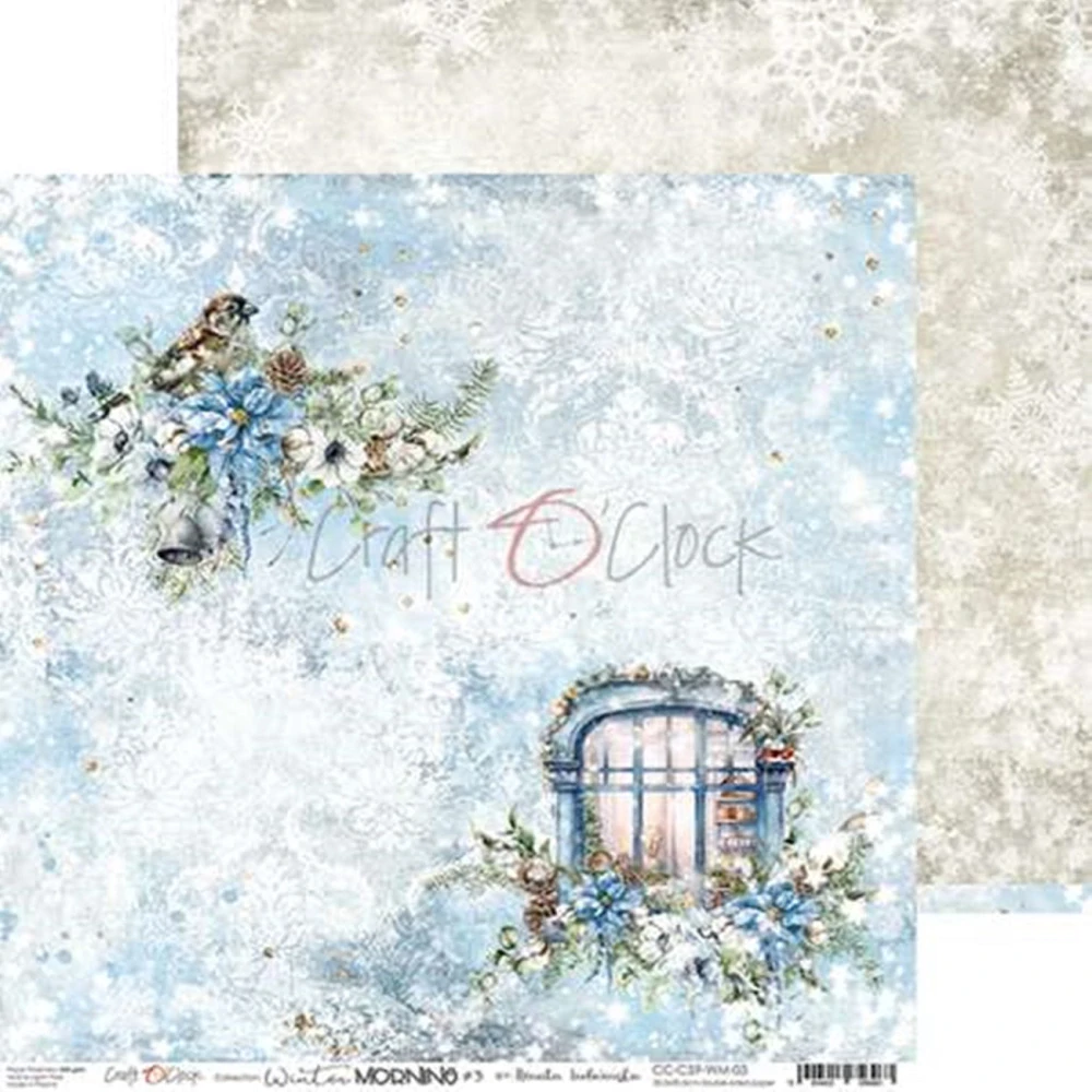 Craft O´ Clock Scrapbook papier - Winter Morning 8x8