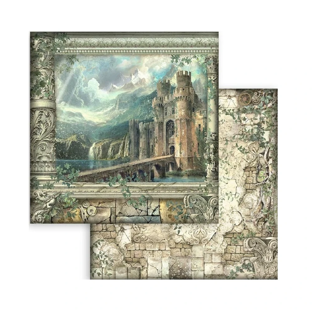 Stamperia Scrapbook papier – Magic Forest 8x8