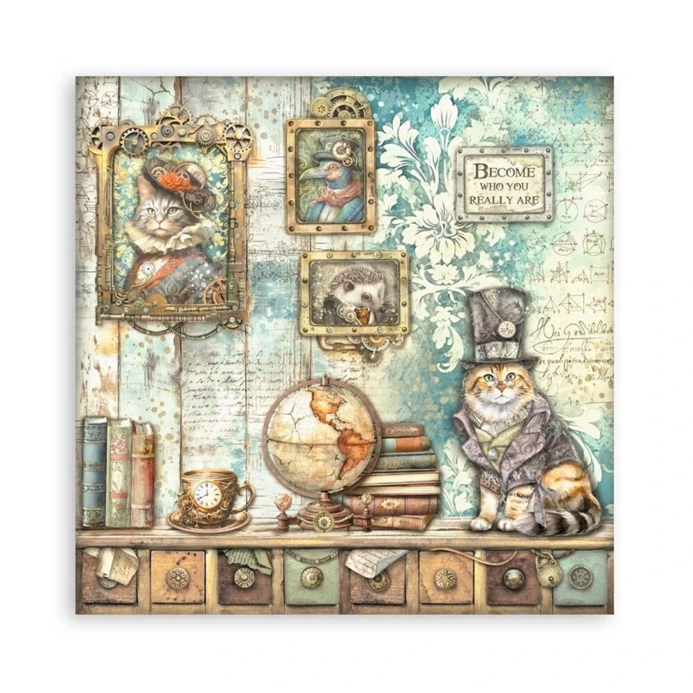 Stamperia Scrapbook papier – Alterego Maxi 8x8