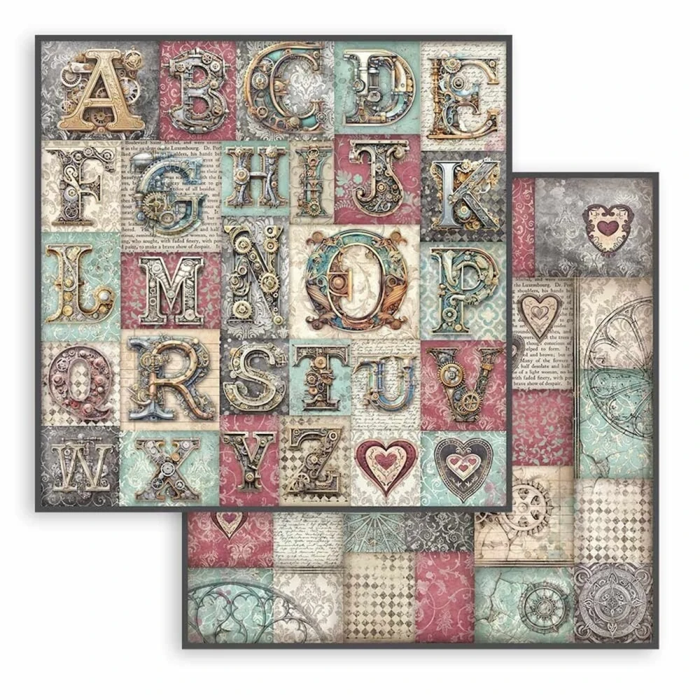 Stamperia Scrapbook papier – Master of Magic 8x8