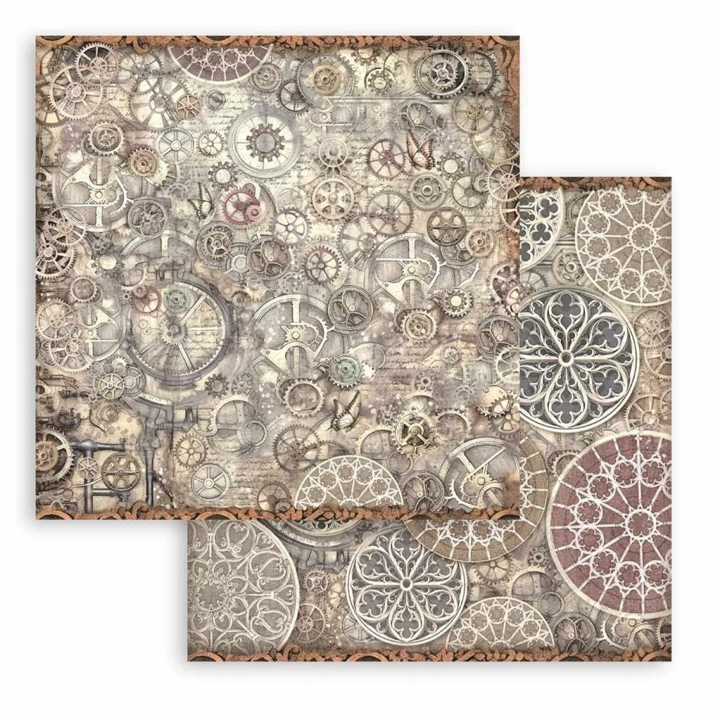 Stamperia Scrapbook papier – Master of Magic Backgrounds 8x8