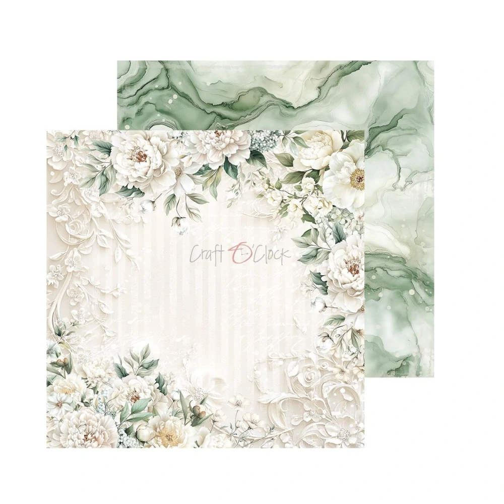 Craft O´ Clock Scrapbook papier - Cherished Memories Mix 8x8