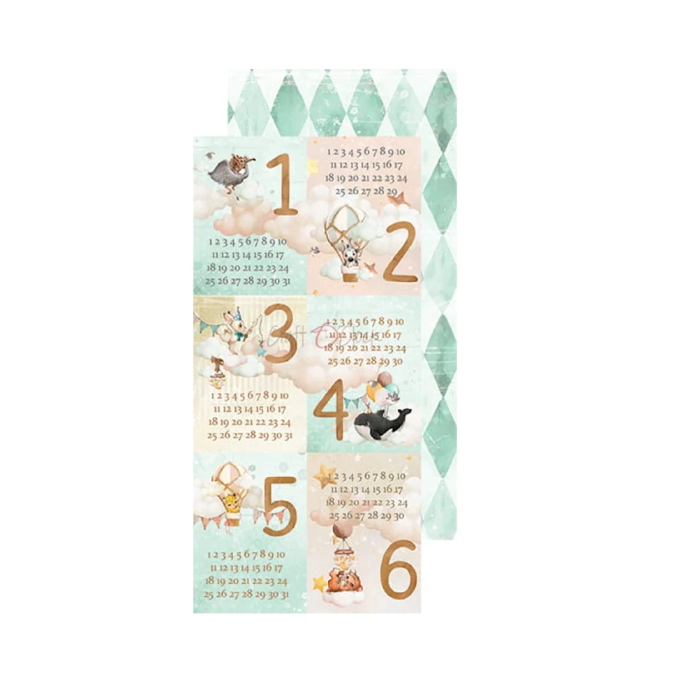 Craft O´ Clock Scrapbook papier - My Sweet Treasure Junk Journal 6x12