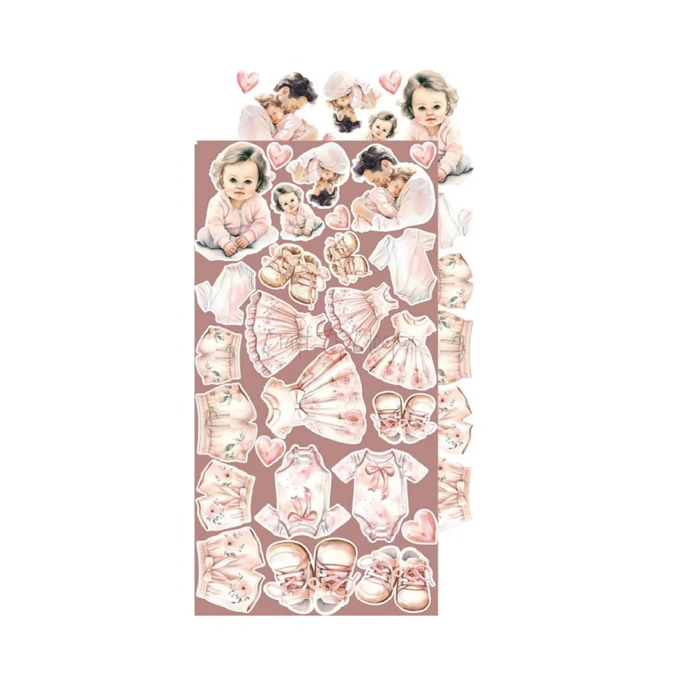 Craft O´ Clock Scrapbook papier - Girl & Curl 6x12 