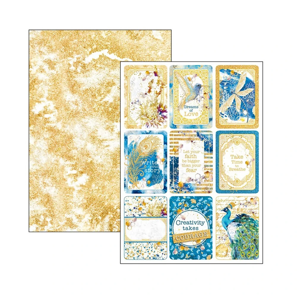 Ciao Bella Scrapbook papier Indigo A4