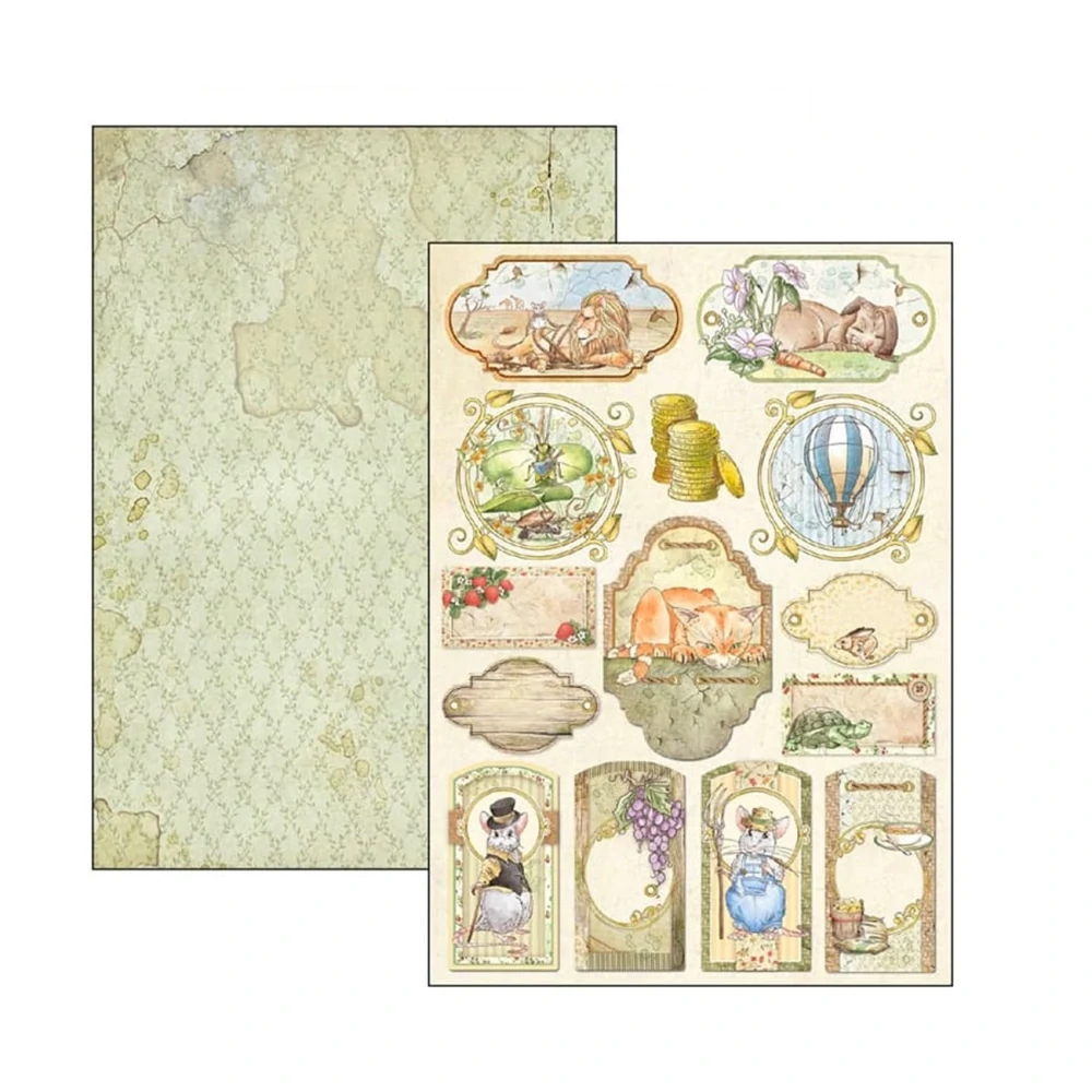 Ciao Bella Scrapbook papier Aesop’s Fables A4
