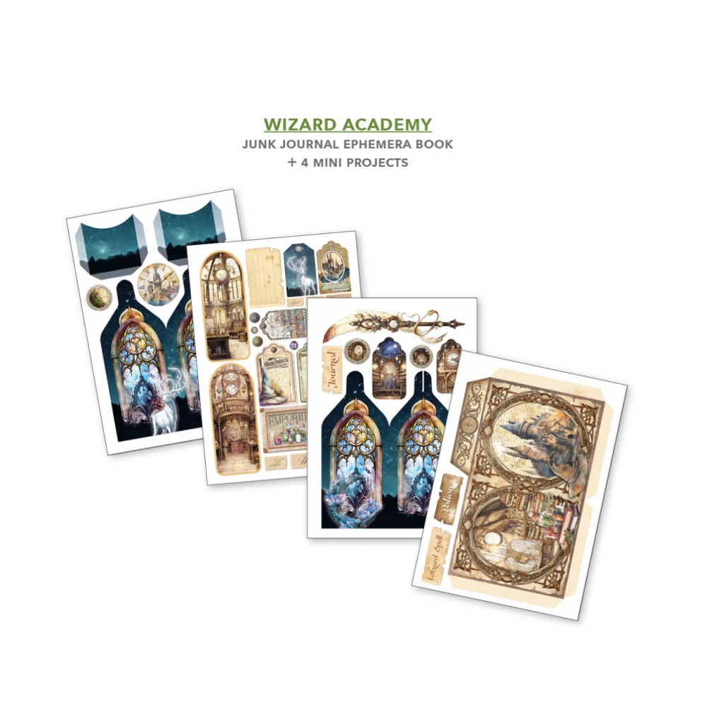 Ciao Bella – Wizard Academy Junk Journal Ephemera Book