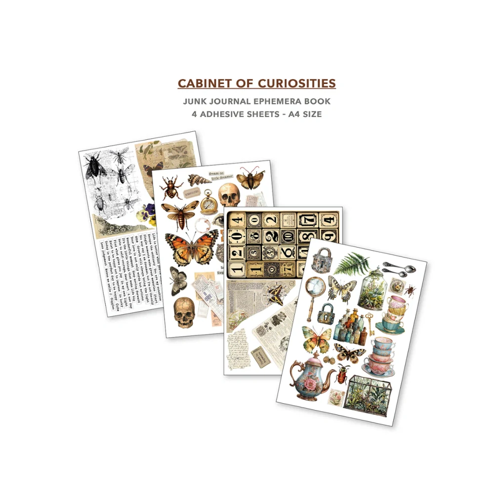 Ciao Bella – Cabinet of Curiosities Junk Journal Ephemera Book