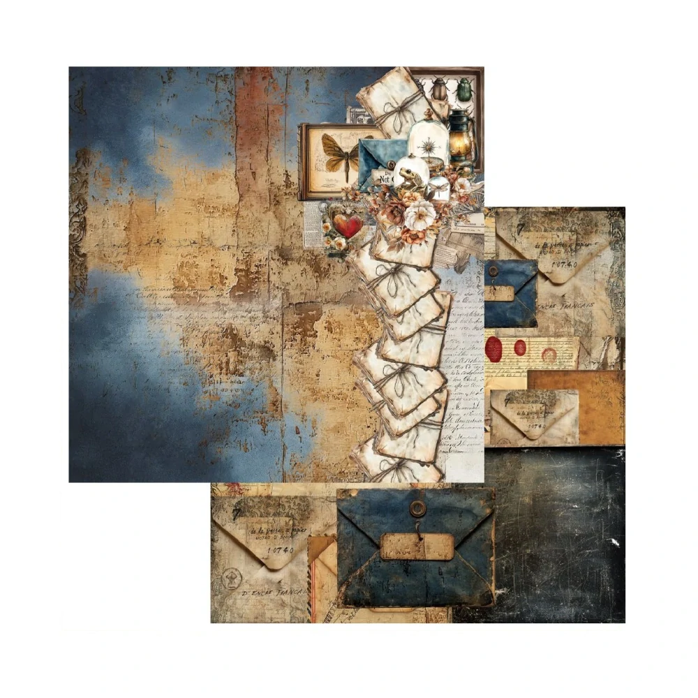 Alchemy of Art Scrapbook papier Behind Closed Doors 8x8