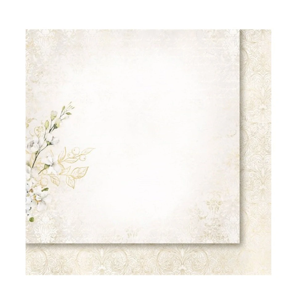Paper Heaven Scrapbook papier Woman in gold  12x12