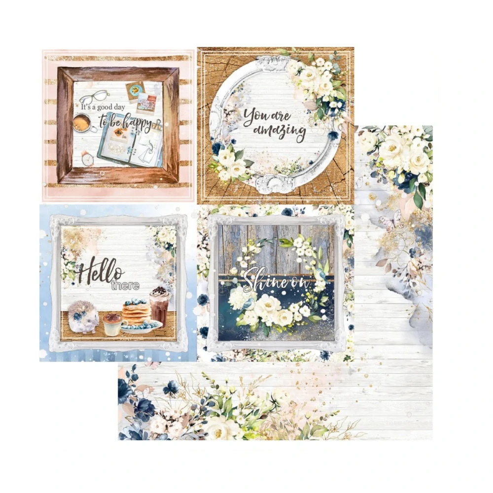 Memory Place Scrapbook papier Hello 12x12