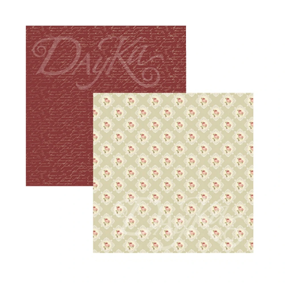 Dayka Scrapbook papier Vintage 12x12