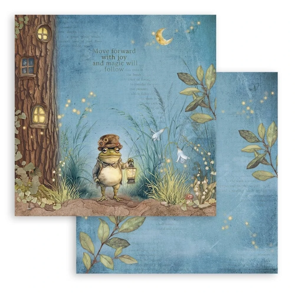 Stamperia Scrapbook papier – Hidden Grove 12x12