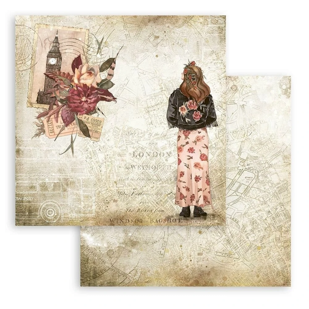 Stamperia Scrapbook papier – Our Way 12x12