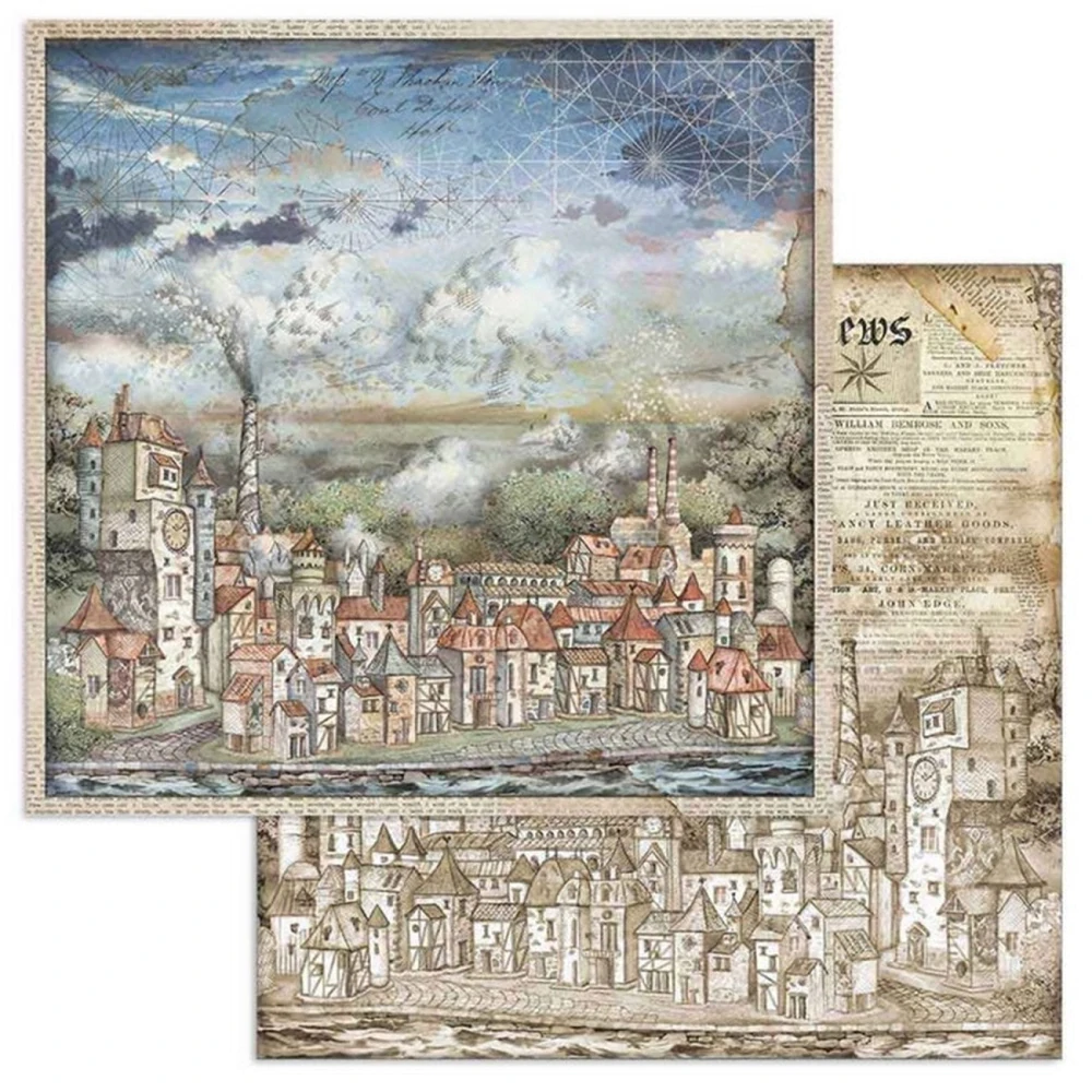 Stamperia Scrapbook papier – Sir Vagabond 12x12