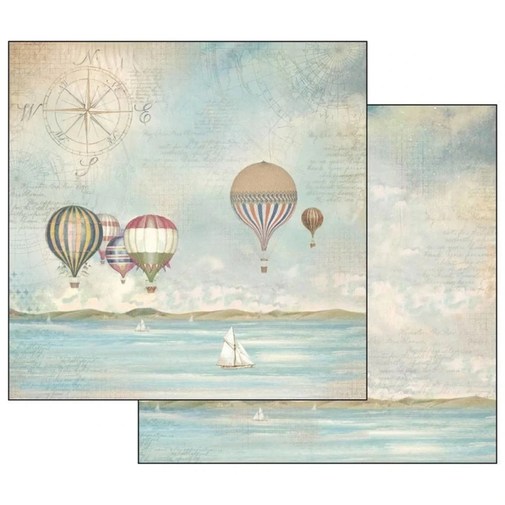 Stamperia Scrapbook papier – Sea Land 8x8