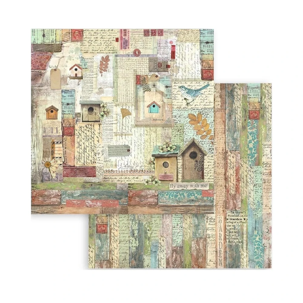Stamperia Scrapbook papier –Garden 8x8